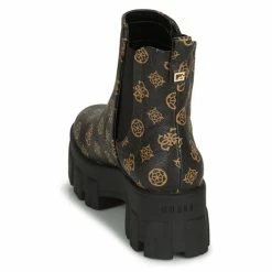 Sortie 😉 Guess VAEDA Bottines / 🥾 Boots Couleur Noir / Marron 🛒 -Guess Soldes Boutique 22418813 500 E