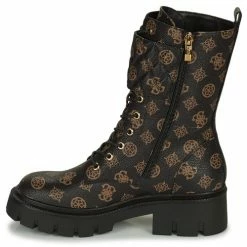 Tout neuf 🔥 Guess SERY Bottines / 🥾 Boots Couleur Noir / Marron 😍 -Guess Soldes Boutique 22418821 500 D