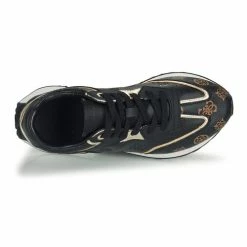 Promo 😉 Guess LUCHIA Baskets mode Couleur Noir / Marron 🤩 -Guess Soldes Boutique 22418829 500 F