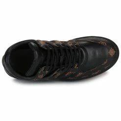 De gros 👍 Guess LISA Baskets mode Couleur Noir / Marron ✨ -Guess Soldes Boutique 22418839 500 F