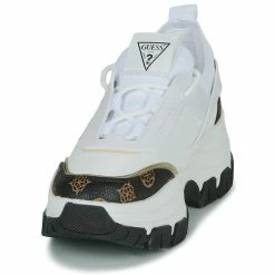Offres 🌟 Guess BRAYDIN Baskets mode Couleur Blanc 💯 -Guess Soldes Boutique 22418841 500 C
