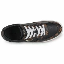 Meilleure affaire 😍 Guess SIDNY Baskets mode Couleur Noir / Marron 💯 -Guess Soldes Boutique 22418842 500 F