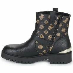 Meilleur prix 🤩 Guess ORLIS Bottes Couleur Noir / Marron ❤️ -Guess Soldes Boutique 22418853 500 D
