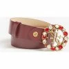 Top 10 🧨 Guess femme ceinture applications- bijou bordeaux Accessoires textile Couleur Bordeaux ⌛ -Guess Soldes Boutique 22455901 500 A