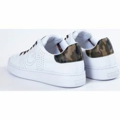 Vente flash 🎁 Guess Perforé Ranvo Baskets mode Couleur Blanc ✨ -Guess Soldes Boutique 22456628 500 E