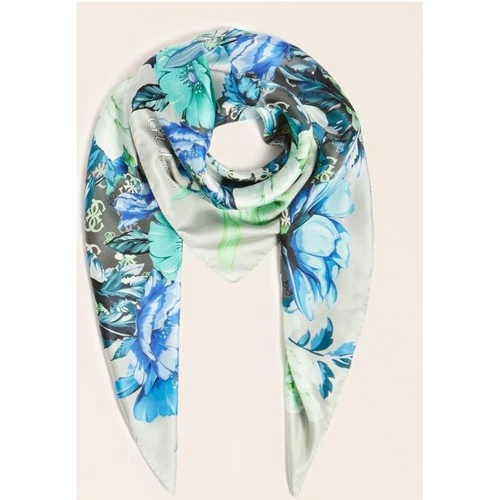 Meilleure vente 👍 Guess femme foulard soie imprimé floral gris Accessoires textile Couleur Gris ❤️ 4 Meilleure vente 👍 Guess femme foulard soie imprimé floral gris Accessoires textile Couleur Gris ❤️ – Image 2