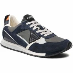 Budget 🤩 Guess FM6TRE FAM12 Baskets mode Couleur Bleu 🔔