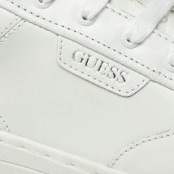 Tout neuf 💯 Guess FM5CER LEA12 - CERTOSA-WHITE Baskets mode Couleur Blanc 🌟 -Guess Soldes Boutique 22562748 500 E