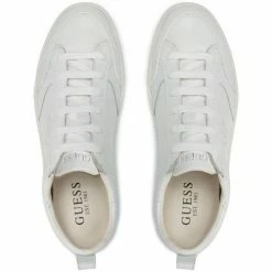 Vente flash 🔥 Guess FM5CER LEA12 - CERTOSA-WHITE Baskets mode Couleur Blanc 🎉 -Guess Soldes Boutique 22562965 500 D