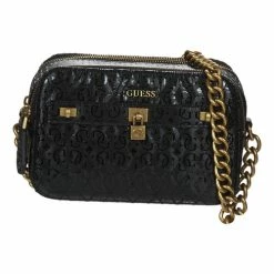 Promo 🧨 Guess NOELLE CROSSBODY CAMERA Besaces / Sacs bandoulière Couleur Noir 🔔