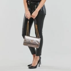 Grosses soldes 😉 Guess AMANTEA CONVERTIBLE XBODY FLAP Besaces / Sacs bandoulière Couleur Argenté ⭐ -Guess Soldes Boutique 22579491 500 H