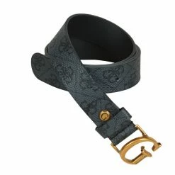 Grosses soldes 🛒 Guess ADJUSTABLE BELT Accessoires textile Couleur Noir 😉