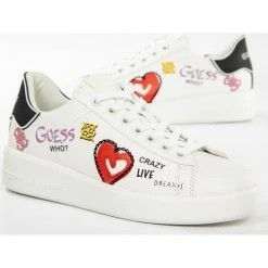 Tout neuf 🔥 Guess Rockies logo Baskets mode Couleur Blanc 🎁 -Guess Soldes Boutique 22594659 500 C