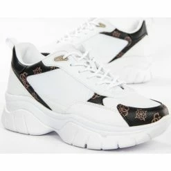 Offres 🌟 Guess Dreamon logo 4g pivoine Baskets mode Couleur Blanc 🧨 -Guess Soldes Boutique 22594705 500 D