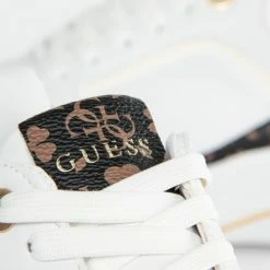 Acheter 👍 Guess Maybel Baskets mode Couleur Blanc ⌛ -Guess Soldes Boutique 22642070 500 E