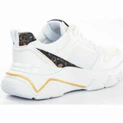 Acheter 👍 Guess Maybel Baskets mode Couleur Blanc ⌛ -Guess Soldes Boutique 22642070 500 F