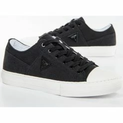 Top 10 😉 Guess 👟 Sneaker classic logo triangle Baskets mode Couleur Noir 🧨 -Guess Soldes Boutique 22642074 500 C