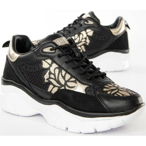 Remise 🔔 Guess Chunky gold floral Baskets mode Couleur Noir 🤩 5 Remise 🔔 Guess Chunky gold floral Baskets mode Couleur Noir 🤩 – Image 3