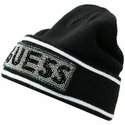 Grosses soldes 🎁 Guess femme bonnet à strass brodé noir Accessoires textile Couleur Noir 😉 9 Grosses soldes 🎁 Guess femme bonnet à strass brodé noir Accessoires textile Couleur Noir 😉 -Guess Soldes Boutique 22691264 500 C