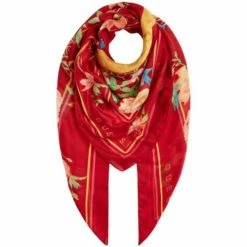 Vente flash 💯 Guess Foulard Femme Ref 56462 Rouge 130*130 cm Accessoires textile Couleur Rouge 🔔