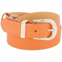 Les meilleures critiques de 😉 Guess Ceinture Femme ref 56088 PPY Orange Accessoires textile Couleur Orange 🎁