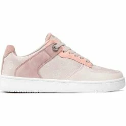 Bon marché 🔔 Guess FL6BNL FAL12 Baskets mode Couleur Rose 🔔