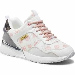 Tout neuf 🎉 Guess FL6MTZ FAL12 Baskets mode Couleur Blanc 😉