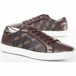 Top 10 👏 Guess Logo 4g original Baskets mode Couleur Marron 👏 -Guess Soldes Boutique 22850291 500 C