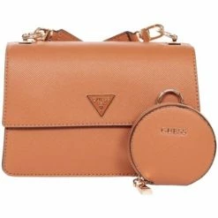 Meilleure vente ⌛ Guess Sac bandouliere Alexie Ref 56666 LGC Cognac Besaces / Sacs bandoulière Couleur Marron 🥰