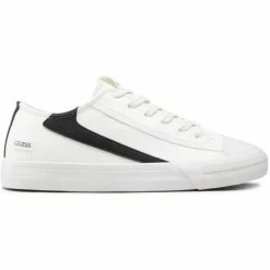 Promo 🤩 Guess FM5EDL ELE12 EDERLE LOW-WHIBL Baskets mode Couleur Blanc 😍