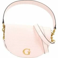 Le moins cher 👏 Guess DANNA SADDLE BAG Besaces / Sacs bandoulière Couleur Rose 😉