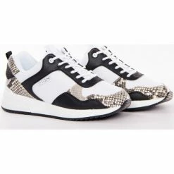 Vente flash ❤️ Guess Style croco Baskets mode Couleur Blanc 🧨