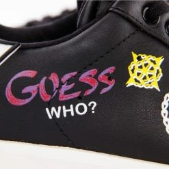 Meilleure vente 🧨 Guess Style hearth Baskets mode Couleur Noir ✔️ -Guess Soldes Boutique 22962566 500 F