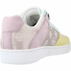 Promo 😉 Guess BALLINN Baskets mode Couleur Violet 🎁 -Guess Soldes Boutique 23001484 500 C