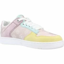 Promo 😉 Guess BALLINN Baskets mode Couleur Violet 🎁 -Guess Soldes Boutique 23001484 500 E