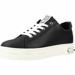 Nouveau 🤩 Guess FL6RV3 LEA12 Baskets mode Couleur Noir 🛒