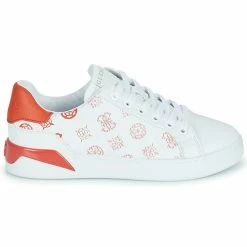 Le moins cher 🤩 Guess REFRESH Baskets mode Couleur Blanc / Rouge ✨ -Guess Soldes Boutique 23068590 500 B