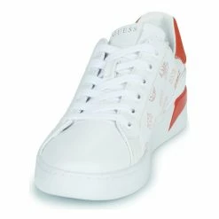 Le moins cher 🤩 Guess REFRESH Baskets mode Couleur Blanc / Rouge ✨ -Guess Soldes Boutique 23068590 500 C