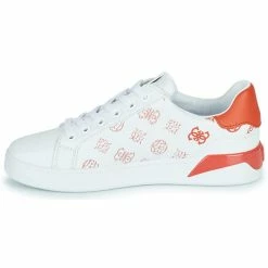 Le moins cher 🤩 Guess REFRESH Baskets mode Couleur Blanc / Rouge ✨ -Guess Soldes Boutique 23068590 500 D