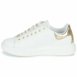 Tout neuf 👏 Guess SALERNO Baskets mode Couleur Blanc / doré 🌟 -Guess Soldes Boutique 23120750 500 D