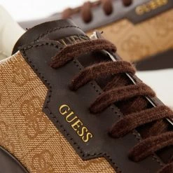 Sortie 🌟 Guess Verona Baskets mode Couleur Marron 🔔 -Guess Soldes Boutique 23134271 500 D