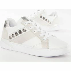 Coupon ✔️ Guess Roxele Baskets mode Couleur Blanc 🤩 -Guess Soldes Boutique 23134272 500 C
