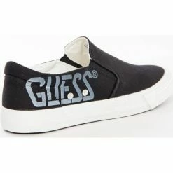 Acheter 😉 Guess Ederle logo slip-on Baskets mode Couleur Noir 🔥 -Guess Soldes Boutique 23134275 500 F