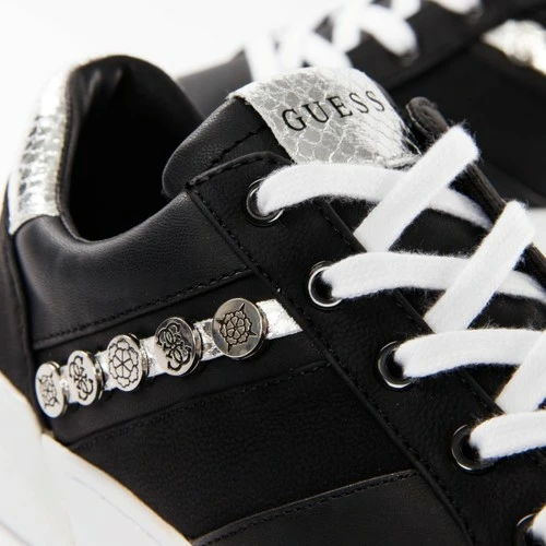 Bon marché 👍 Guess Roxele Baskets mode Couleur Noir 🧨 6 Bon marché 👍 Guess Roxele Baskets mode Couleur Noir 🧨 – Image 4