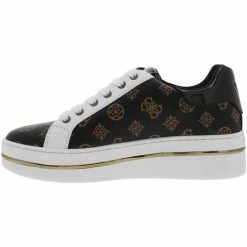 Budget 👏 Guess Baskets semelle plateforme Baskets mode Couleur Noir damier beige 🎁 -Guess Soldes Boutique 23173693 500 C