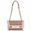 Bon marché 😉 Guess KATEY FLAP SHOULDER BAG Besaces / Sacs bandoulière Couleur Violet / Marron 🎉 -Guess Soldes Boutique 23245983 500 A