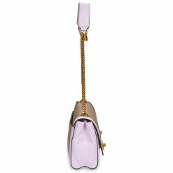 Bon marché 😉 Guess KATEY FLAP SHOULDER BAG Besaces / Sacs bandoulière Couleur Violet / Marron 🎉 -Guess Soldes Boutique 23245983 500 C