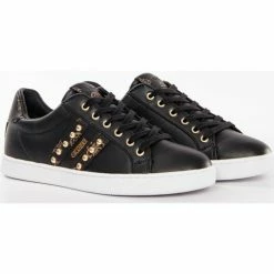 Vente flash 🎉 Guess Relka Baskets mode Couleur Noir 🔥 -Guess Soldes Boutique 23254353 500 B