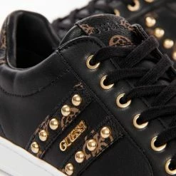 Vente flash 🎉 Guess Relka Baskets mode Couleur Noir 🔥 -Guess Soldes Boutique 23254353 500 D