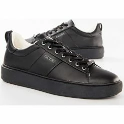 Top 10 ✔️ Guess Original & classic Baskets mode Couleur Noir 😀 -Guess Soldes Boutique 23254373 500 C